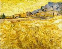 Gogh, Vincent van - Wheat Field with Reaper and Sun